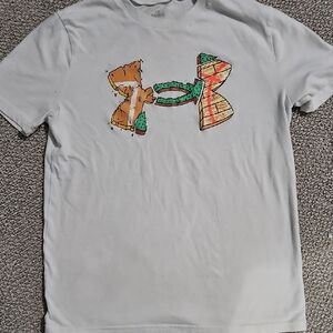 Under Armour White Short Sleeve Tee#1